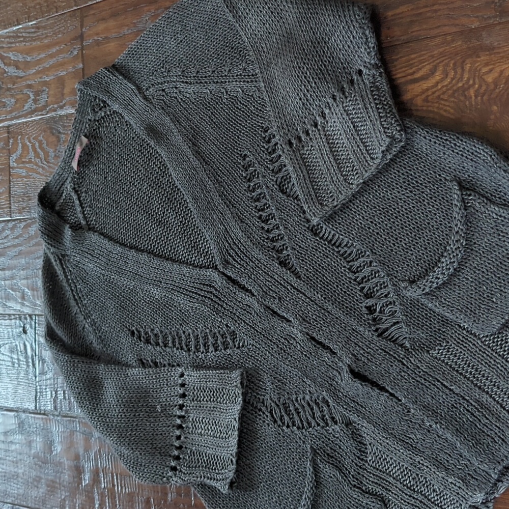 Wrap London Gray Women's Cardigan